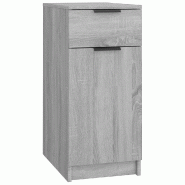 Helloshop26 - Armoire de bureau minimaliste rangement polyvalent 33,5 x 50 x 75 cm en bois d'ingénierie gris 02_0048310 - gris Bois massif 3000235211