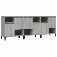 Helloshop26 - Buffet bahut commode armoire meuble de rangement organisateur cuisine salle de séjour salons 3 pcs sonoma 60 x 35 x 70 02_0037169 - 300 Helloshop26 - Buffet bahut commode armoire meuble de rangement organisateur cuisine salle de séjour salons 3 pcs sonoma 60 x 35 x 70 02_0037169 - 300