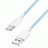 LogiLink Câble USB 2.0, USB-A - USB-C, 0,5 m, bleu - bleu 4052792077872