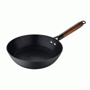 Masterpro - Wok Ø24x7,5cm en fer embouti avec revêtement céramique - Q5018