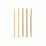 PAPSTAR 100 pailles à cocktail en roseau "pur" Ø 7 mm - 15 cm - 89730