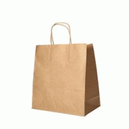 Papstar 12 lots de 25 Sacs, papier 27 cm x 32 cm x 17 cm marron avec poignées ficelle - marron papier 88847 Papstar 12 lots de 25 Sacs, papier 27 cm x 32 cm x 17 cm marron avec poignées ficelle - marron papier 88847