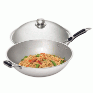 Sauteuse Wok acier inoxydable 6L | Bartscher - 105981