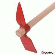 Serfouette de jardin 26 cm Panne et Langue avec Manche 120 cm - GOUVY
