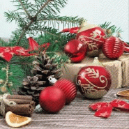 Serviettes 33x33cm atelier couronne de noel (240 unités) MESA BELLA - rouge papier 3701168955528 Serviettes 33x33cm atelier couronne de noel (240 unités) MESA BELLA - rouge papier 3701168955528