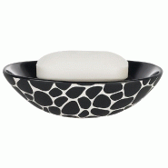 SPIRELLA Darwin Porte-savon en grès couleur noire - noir Grès SP1216