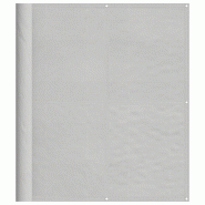 VidaXL Balkon-Sichtschutz Hellgrau 120x400 cm 100 % Polyester-Oxford - 4000015