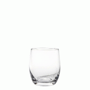 Zafferano Lot De 6 Tumbler Eventi En Verre Soufflé Transparent 33 Cl, Verres Élégants Au Design Raffiné Pour Table Contemporaine Et Quotidienne -