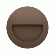 Beneito & Faure - Mis R Wall 3W LED Spot encastrable, Applique murale ronde IP65 Interrupteur 2700K/3200K/4000K - Corten - marron 8436590205808