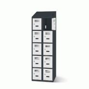 Casier de charge avec 10 compartiments - 60cm de large - RS6025 Casier de charge avec 10 compartiments - 60cm de large - RS6025