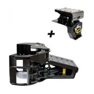 Cisaille forestière JAK 220C avec tilt pour mini-pelle