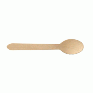 Cuillère bois couleur naturelle 15,9cm - par 2500