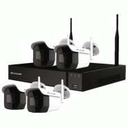Kit vidéosurveillance wifi 4 caméras  1 enregistreur wikit004s02nb