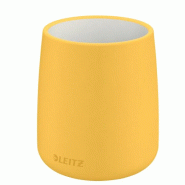 LEITZ Pot à crayons Cosy, en céramique, coloris jaune - jaune céramique 53290019