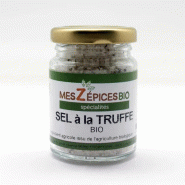 MesZépices - Flocons de sel à la truffe du Périgord BIO - Verrine 80 g - 3662310012325