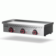 Plancha électrique ECO-CD lisse en CHROME - L910 | Mainho - ECOEM90CDUNI