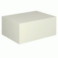 Podium pour mannequins Vertigo blanc mat 60x45x25cm
