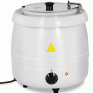 Royal Catering - Royal Catering RCST-9403 Soupi?Re Électrique Professionnelle Pro (400 W, 10 l, 35-80 °C, Blanc, Acier & Acier inoxydable) - 4062859