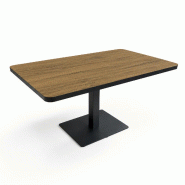 Table de restaurant, café -PERA- 120x60 cm avec Pied - 3701645700429 Table de restaurant, café -PERA- 120x60 cm avec Pied - 3701645700429