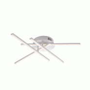 BeLight Mikado Plafonnier En Métal Et Aluminium Laqué Blanc Avec Led Intégrée .10 D.65 Bl276-Pbc - blanc 8057724581300