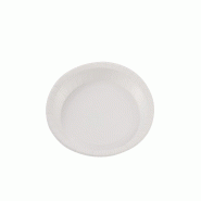Betik Ecoline – 300 unités – Assiette ronde carton blanc – Ø 22 cm - blanc en carton 1010605