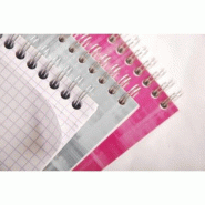 Clairefontaine Lot de 5 Bloc Metric Pupitre format A4, 80 feuilles 90 g/m² reliure intégrale, ligné 8mm + marge - 3329680815504