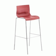 Décoshop26 - Tabouret de bar avec repose-pieds dossier incurvé en plastique noir et 4 pieds en métal chromé 10_0004941 - noir 3000252369525 Décoshop26 - Tabouret de bar avec repose-pieds dossier incurvé en plastique noir et 4 pieds en métal chromé 10_0004941 - noir 3000252369525