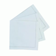 ECOLOMIQUE - 50 Pcs - Serviette de table en coton blanc - 400 x 395 mm, Idéal horeca - ECO210SVCC40WH - blanc textile ECO210SVCC40WH ECOLOMIQUE - 50 Pcs - Serviette de table en coton blanc - 400 x 395 mm, Idéal horeca - ECO210SVCC40WH - blanc textile ECO210SVCC40WH