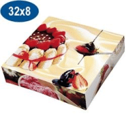 Firplast Boite pâtissière charlotte en carton 32x8 cm - orange 3104400564609 Firplast Boite pâtissière charlotte en carton 32x8 cm - orange 3104400564609