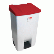 GILAC Poubelle à pédale économique 60 L, 80 L, 120 L - avec roues - 5 couleurs - 80 L - Rouge G618109 - rouge 3573678694743 GILAC Poubelle à pédale économique 60 L, 80 L, 120 L - avec roues - 5 couleurs - 80 L - Rouge G618109 - rouge 3573678694743