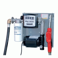 Groupe pompe & Station murale pour fioul - 60L/min 230V - Filtre à eau et particules - Pistolet automatique