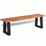 Helloshop26 - Banc banquette en bois d'acacia massif 145 cm 02_0010920 - 3000600147768 Helloshop26 - Banc banquette en bois d'acacia massif 145 cm 02_0010920 - 3000600147768