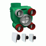 Kit VMC simple flux hygrovariable + 3 bouches design - Vortice - KVVRD Kit VMC simple flux hygrovariable + 3 bouches design - Vortice - KVVRD
