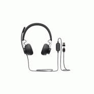 Logitech 981-000870 casque Avec fil Arceau Appels/Musique USB Type-C Graphite