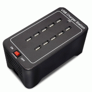 Multi chargeur pour lampe LED 10 connexions USB