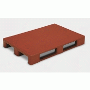 Palette plastique lisse hygiénique à 3 semelles - 1200x1000x160 mm - Charge dynamique 1500 kg Palette plastique lisse hygiénique à 3 semelles - 1200x1000x160 mm - Charge dynamique 1500 kg