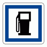 Panneau CE15a - Poste de distribution de carburant