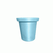 PLAST'UP ROTOMOULAGE Pot de fleurs rond xxl delight 75l - BLEUPASTEL - bleu 0637962081558