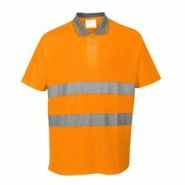 Portwest - Polo manches courtes en coton COMFORT HV Orange Taille L - L 5036108216543 Portwest - Polo manches courtes en coton COMFORT HV Orange Taille L - L 5036108216543