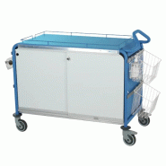 Sclessin 374.910C Chariot Nursing Bleu Grand Modèle Professionnel - 374.910C