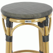 Tabouret exterieur restaurant Biarritz - BRONZE_0
