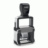 TRODAT Tampon numéroteur Professional 5546 à encrage automatique, 6 bandes de 5 mm de haut, encre noire - 0190084204545