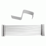 Bloc lames 6,3mm pour mandoline 36391 25x7x1cm inox