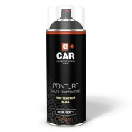 Bombe de peinture noire haute température 800°C pour voiture / garage - ECAR ES450