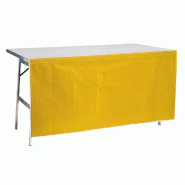 Devant de table jaune - Toile coton imperméable - L.350xH.70cm