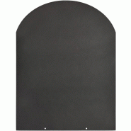 Divina Fire Plateforme De Protection De Sol Pour Poêles À Bois Et Pellets En Acier 90X80 - noir 8056157807193