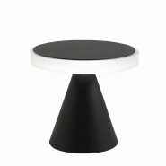 Fabas Luce Lampe De Table Led Neutre 12 W 1260 Lm 3000 K, Structure En Métal Et Méthacrylate, Couleur Noire, Ip20 - Éclairage Intérieur Élégant
