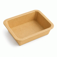 FHC evolupack FHC - 300Pcs - Barquette carton scellable GN 1/8 520 ml - marron en carton FHC210DUALGN1845K