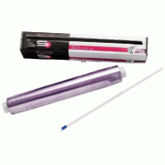 Film étirable PVC en rouleau 0.45x300m avec zip dans boite distributrice