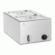 Helloshop26 - Bain-marie chauffe-plat bain-marie professionnel 600 watts 2 x GN 1/2 robinet de vidange 14_0004218 - 3000195151539 Helloshop26 - Bain-marie chauffe-plat bain-marie professionnel 600 watts 2 x GN 1/2 robinet de vidange 14_0004218 - 3000195151539